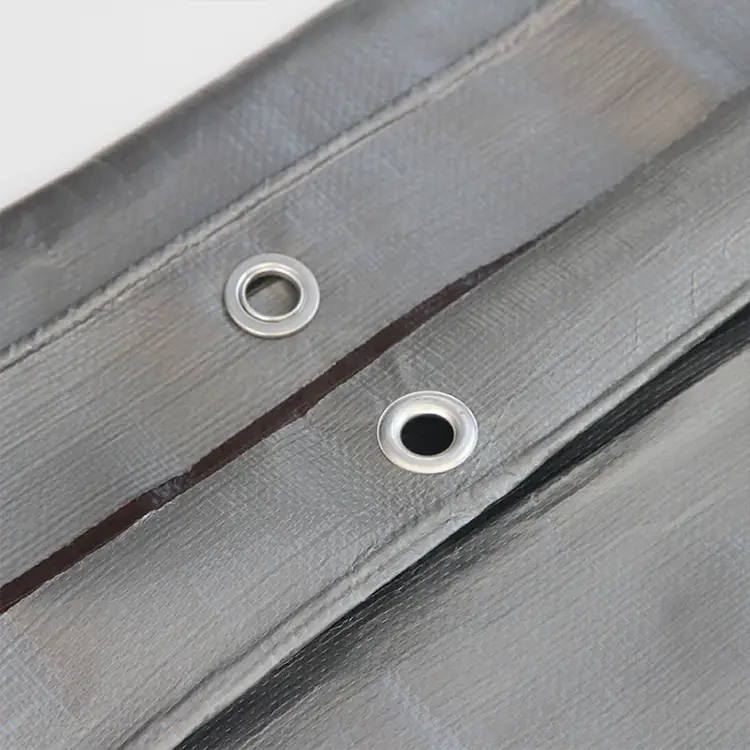 220g сребърен кафяв PE брезент