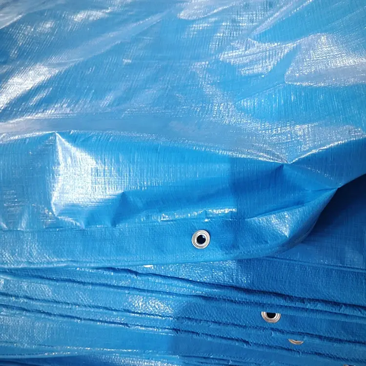 Синя 150GSM PE брезент