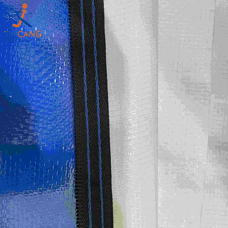 Тежко натоварване на изтъкани чанти за съхранение